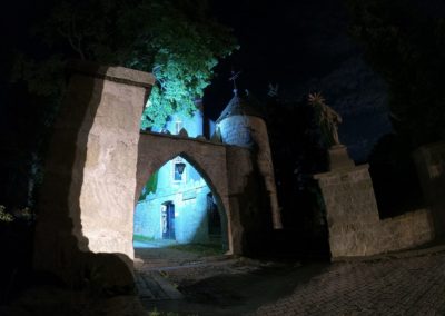 nocne zwiedzanie zamku Leśna Skała